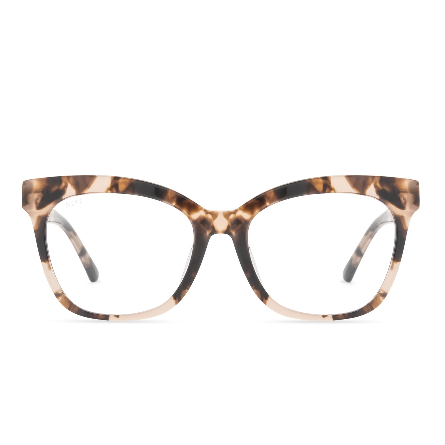Winston Square Glasses Himalayan Tortoise & Blue Light Technology