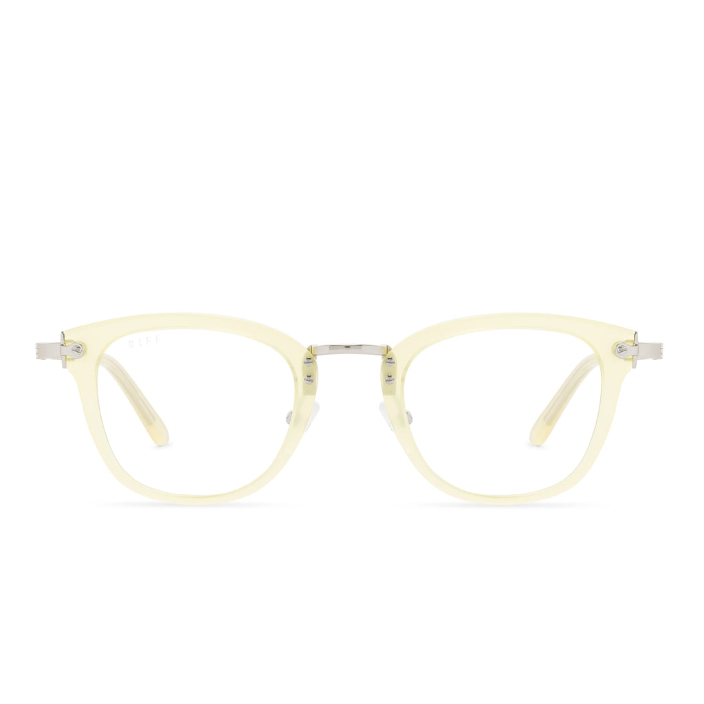 Rue Square Glasses | Buttercream | Diff Eyewear