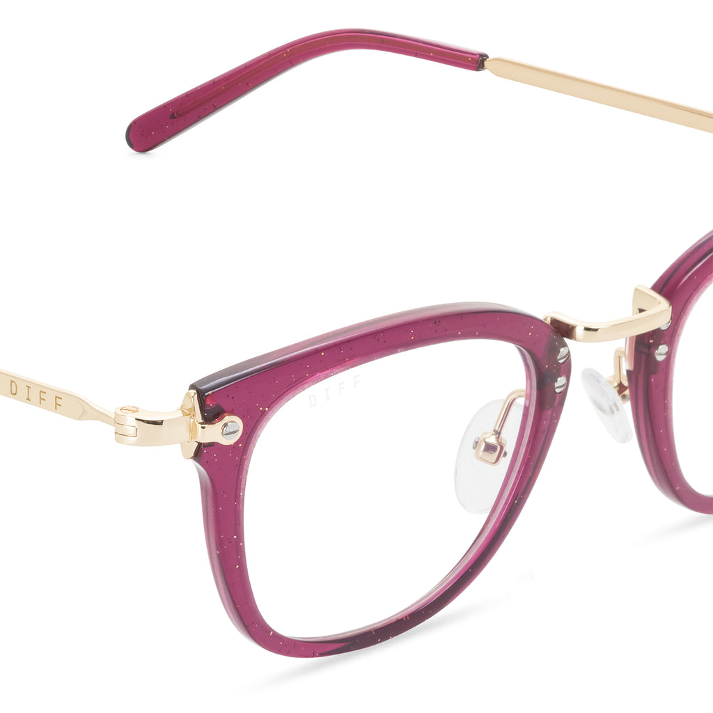Rue Square Glasses | Festive Umbria | Diff Eyewear