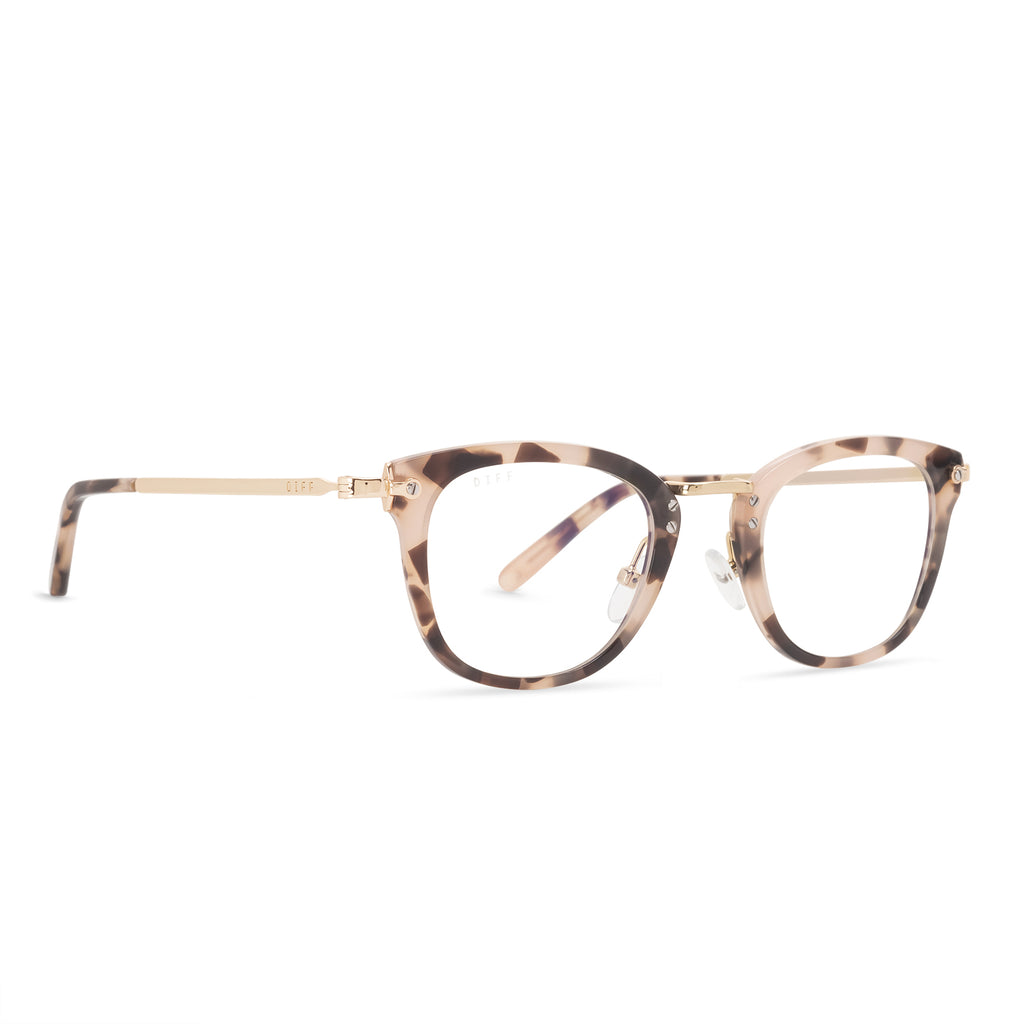 Rue Cat Eye Glasses | Himalayan Tortoise & Blue Light Technology | DIFF ...