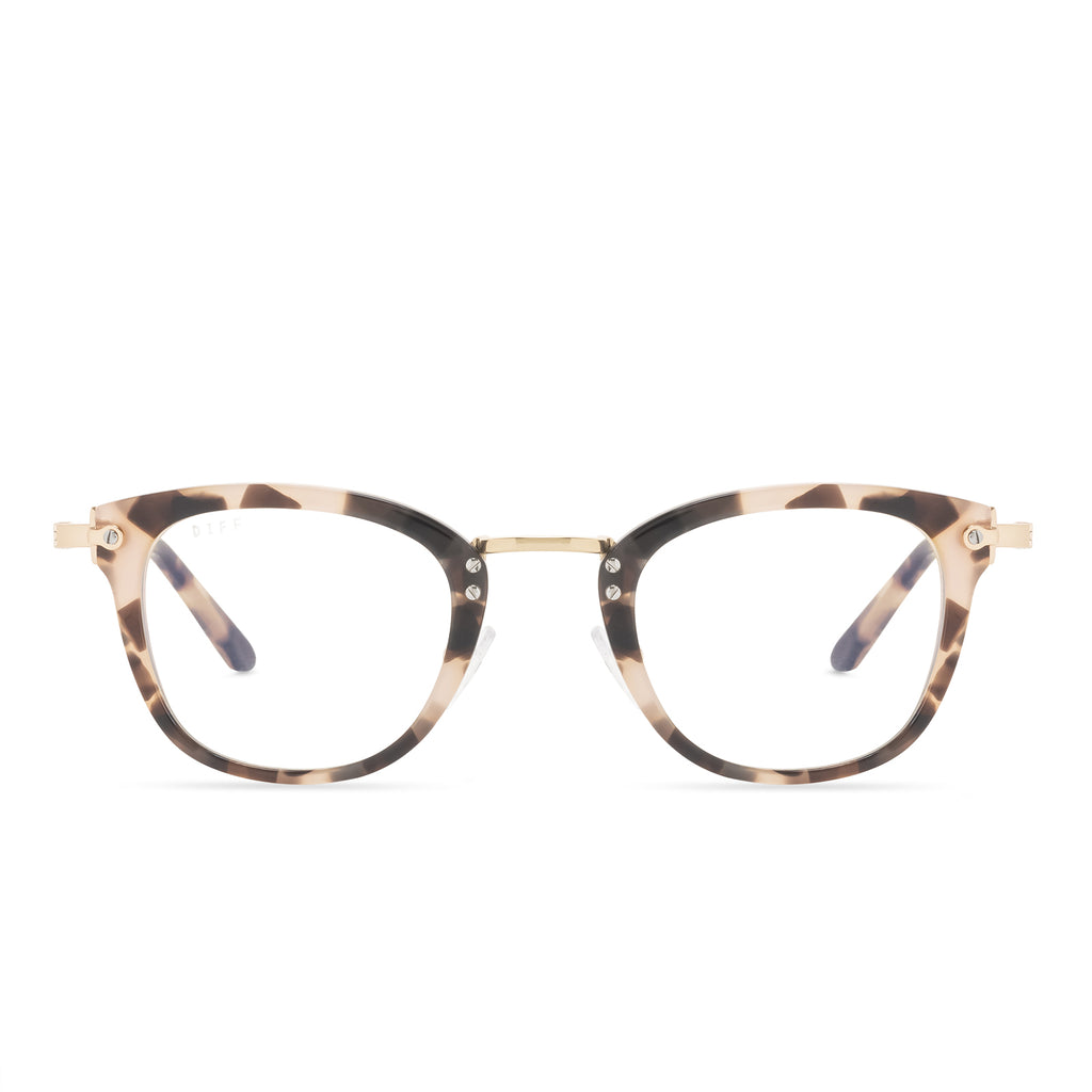 Rue Cat Eye Glasses | Himalayan Tortoise & Blue Light Technology | DIFF ...