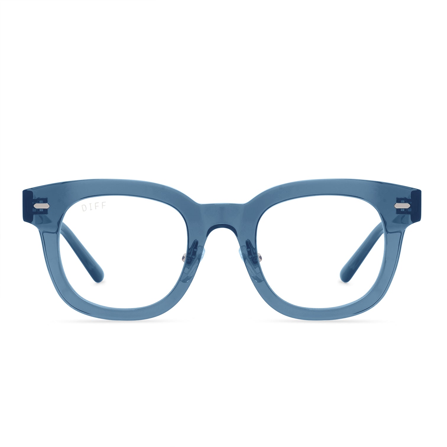 Summer Square Glasses Night Sky & Clear Blue Light Technology DIFF