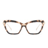 Color swatch for mila - vintage crystal + blue light technology glasses