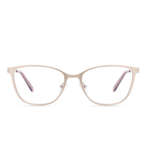 CARMEN - BRUSHED ROSE GOLD + CLEAR FRONT