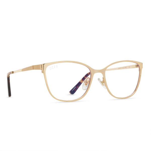 carmen - gold + blue light technology glasses 1