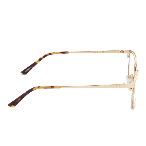 carmen - gold + blue light technology glasses 3