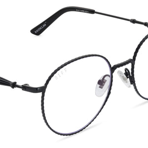 RAVENCLAW™  PRESCRIPTION - SCHOLARLY MATTE BLACK + CLEAR