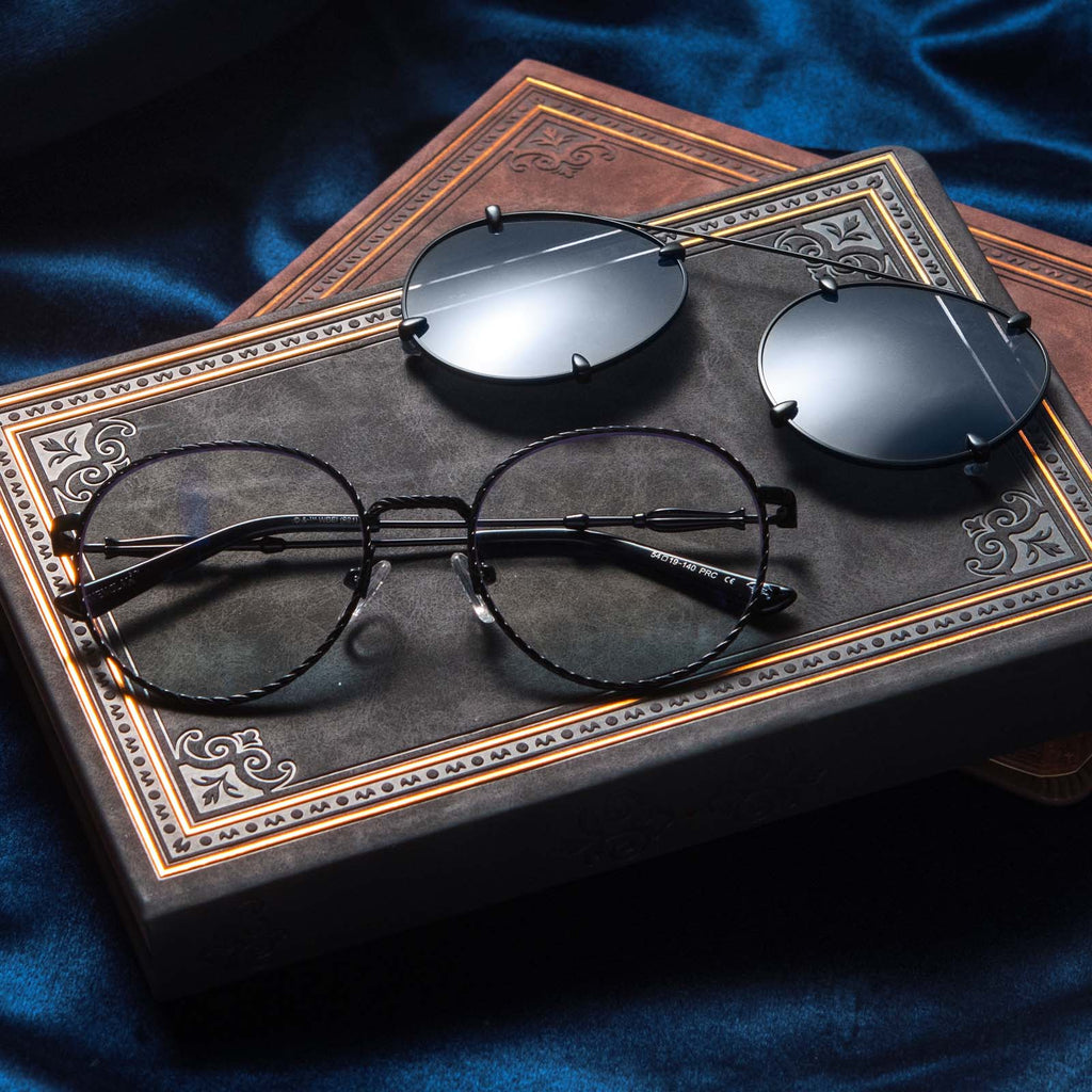 RAVENCLAW™ SCHOLARLY MATTE BLACK + TWILIGHT BLUE SUNGLASSES DIFF