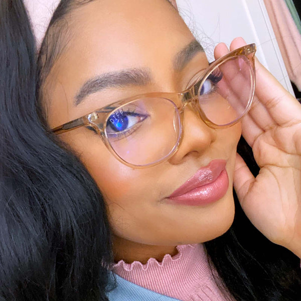 jade - vintage crystal + blue light technology clear glasses 6