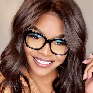 BELLA XS - BLACK + CLEAR GLASSES