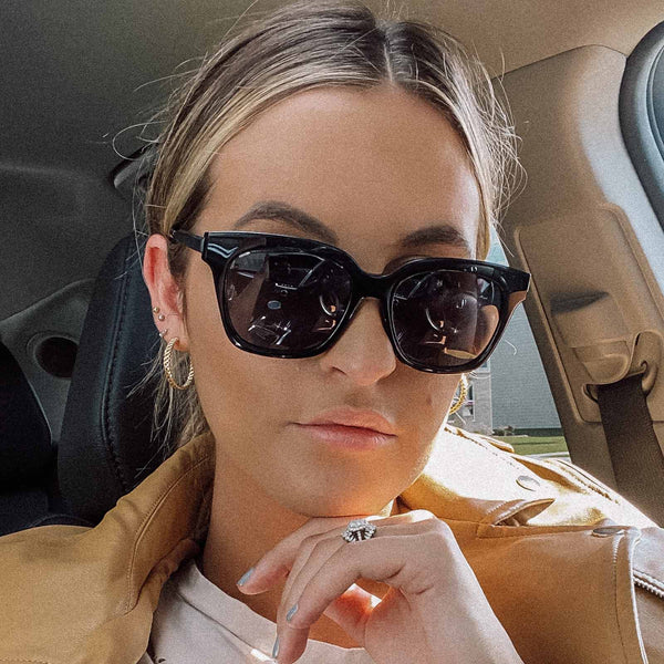 bella xs - black + grey + polarized sunglasses 1