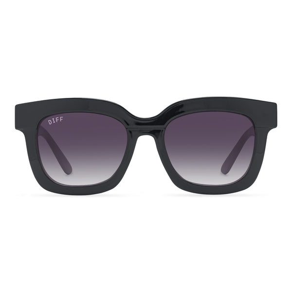 Color swatch for MAKAY - BLACK + GREY GRADIENT SHARP SUNGLASSES