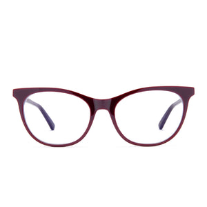 JADE - CLARET + PRESCRIPTION CLEAR FRONT