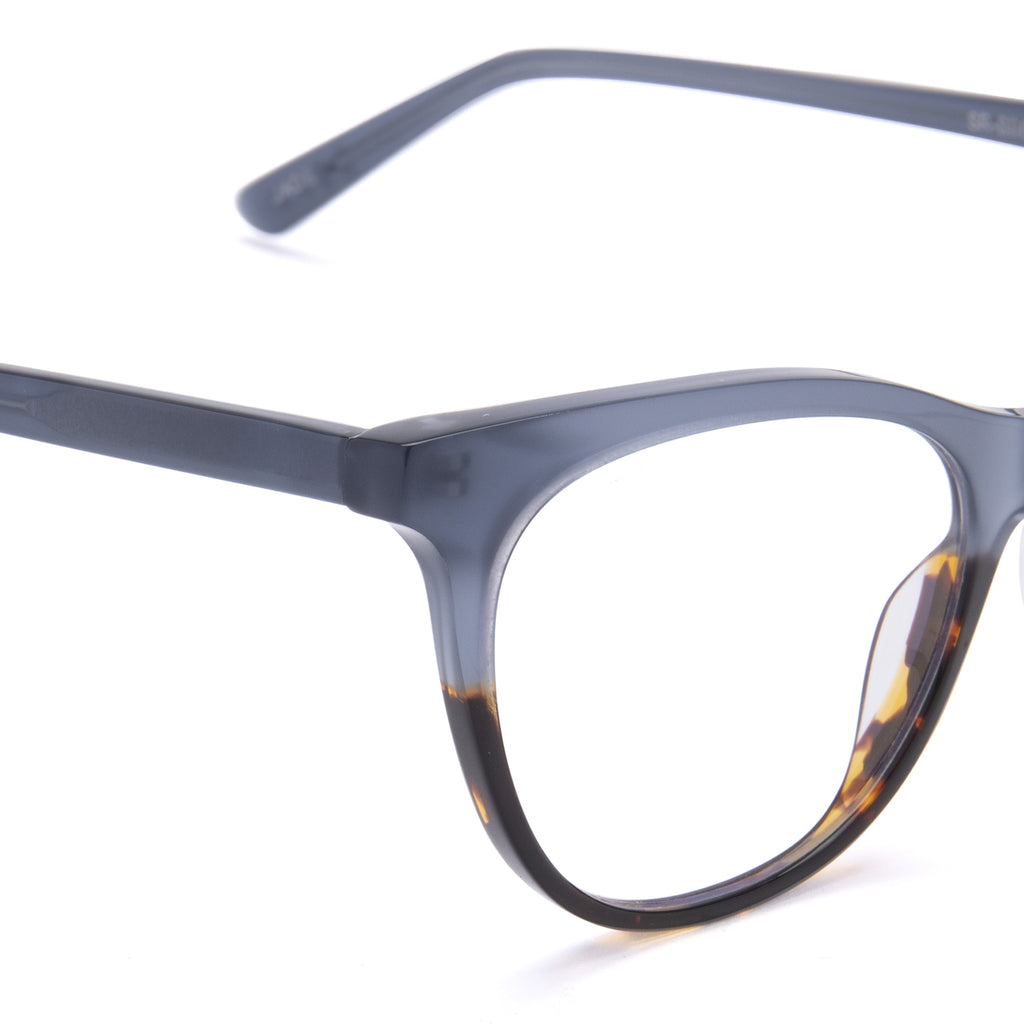 Jade Cat Eye Glasses Sapphire Terrain & Blue Light Technology DIFF Eyewear
