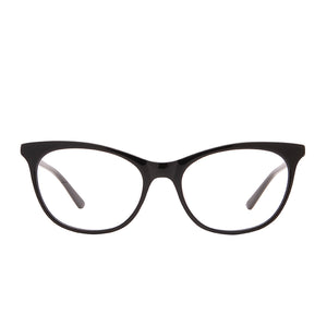 diff eyewear jade black prescription glasses front view