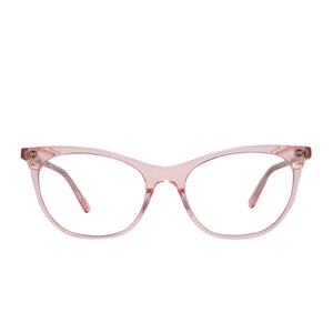 JADE - ROSE CRYSTAL + CLEAR GLASSES