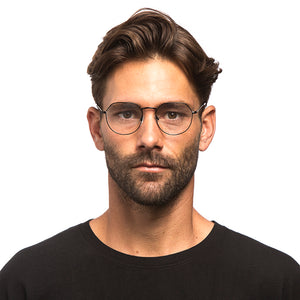 Mens round store blue light glasses