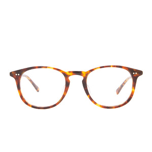 diff eyewear jaxson amber tortoise blue light technology glasses front view