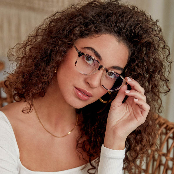 jaxson - cream tortoise + prescription glasses 1