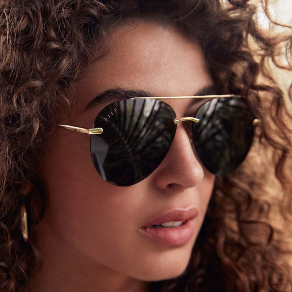 lenox - gold + blue gradient + polarized sunglasses 6