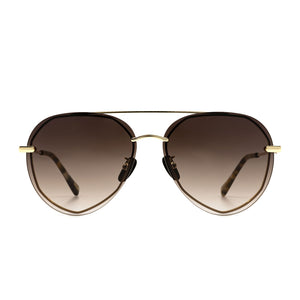 Burberry top bar detail pilot best sale sunglasses