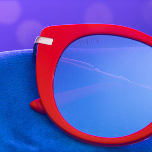 harry potter x diff eyewear detailed shot of luna lovegood sunglasses
