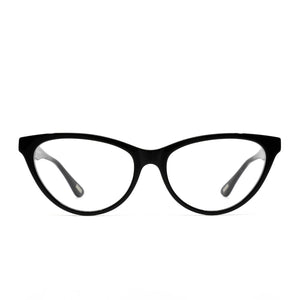 MARLEY - BLACK + CLEAR GLASSES