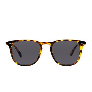 MAXWELL - AMBER TORTOISE + CLEAR GLASSES