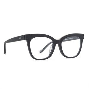 WINSTON - MATTE BLACK + CLEAR GLASSES