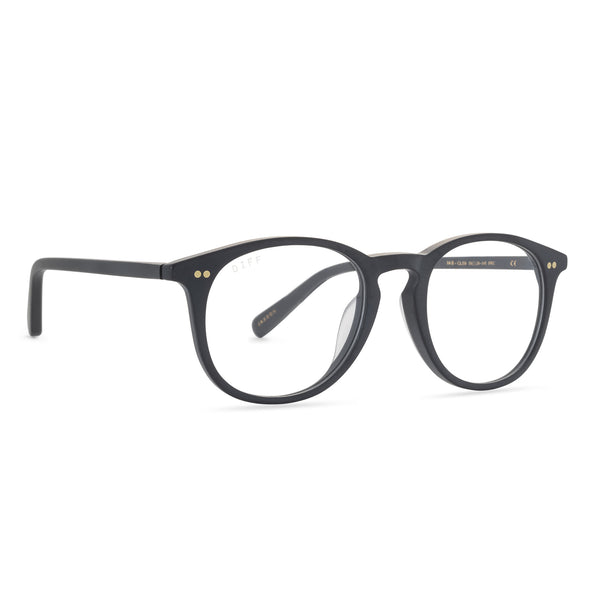 jaxson - matte black + blue light technology glasses 2