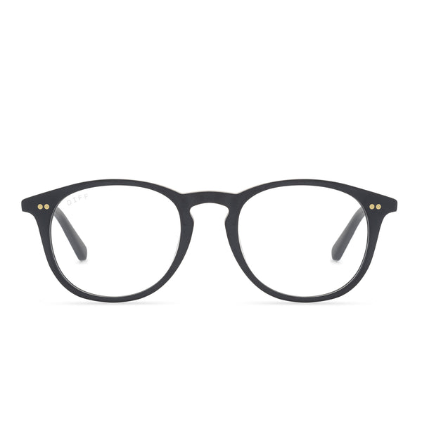 jaxson - matte black + blue light technology glasses