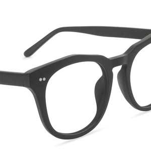 WESTON - MATTE BLACK + CLEAR detail