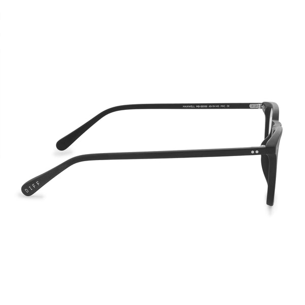 maxwell - matte black + blue light technology glasses 4