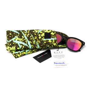 diff eyewear handmade pouch - awania thankful - sunglasses not included