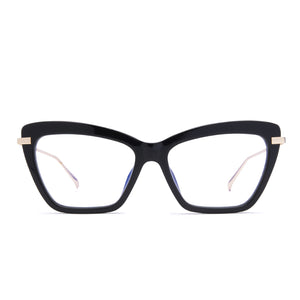 MILA - BLACK + PRESCRIPTION CLEAR FRONT