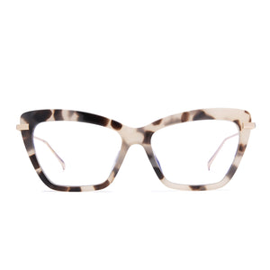 MILA - CREAM TORTOISE + PRESCRIPTION CLEAR FRONT
