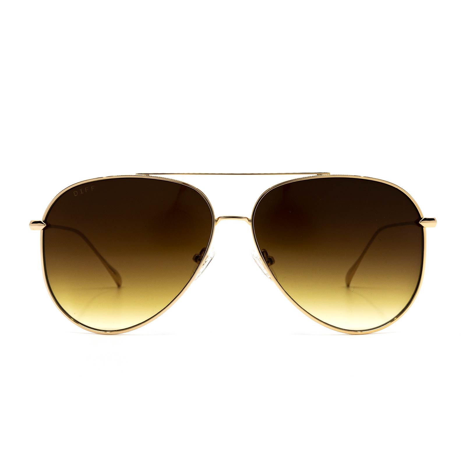 NALA GOLD + BROWN GRADIENT SUNGLASSES DIFF Eyewear