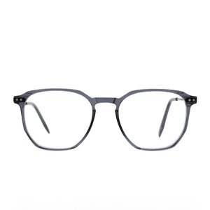 NOEL - SMOKE + CLEAR GLASSES