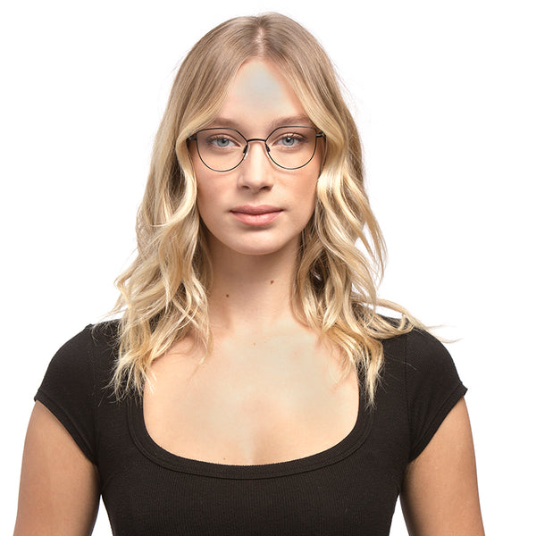 pixie - black + blue light technology clear glasses 1