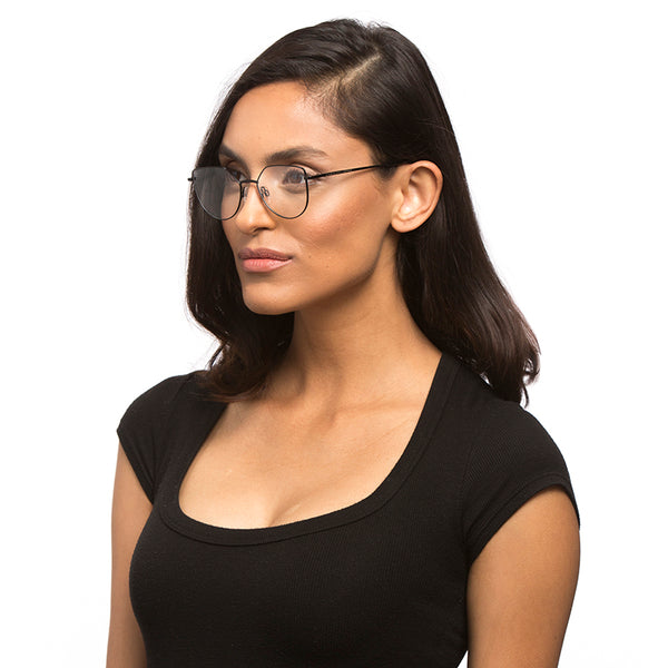 pixie - black + blue light technology clear glasses 7