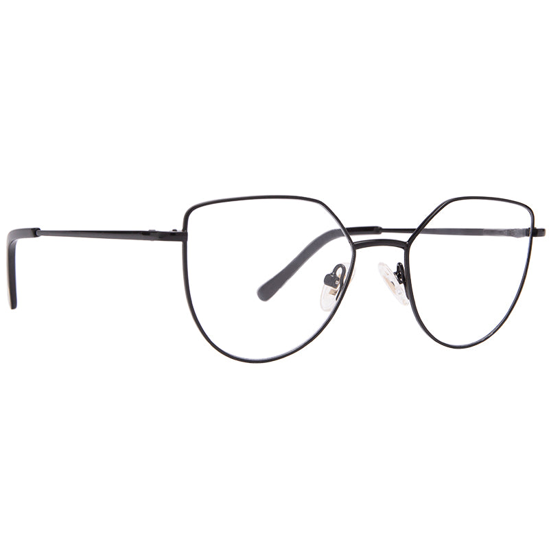 Pixie Cat Eye Glasses | Black & Clear Blue Light Technology | DIFF Eyewear