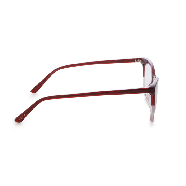 jade - rosewood ombre + blue light technology glasses 3