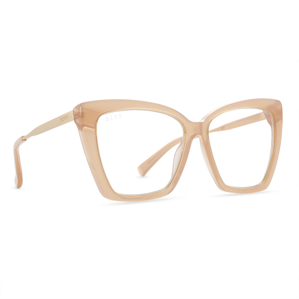 Becky IV Cat Eye Glasses | Rustique & Blue Light Technology | DIFF Eyewear