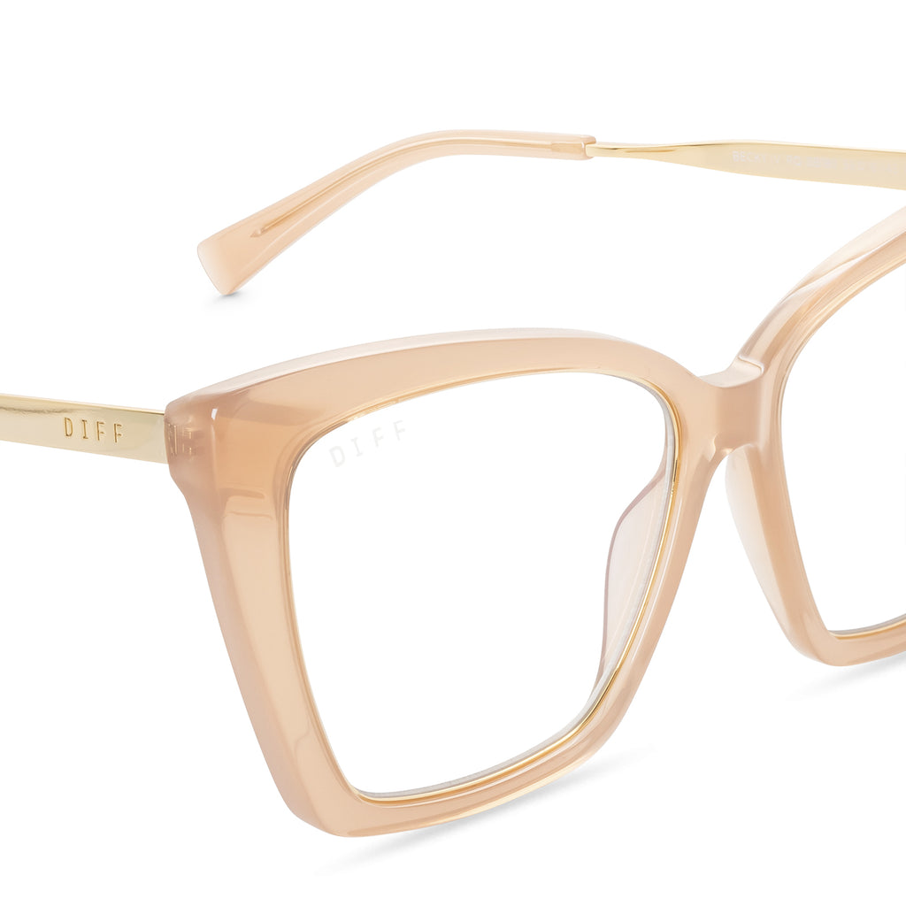 Becky IV Cat Eye Glasses | Rustique & Blue Light Technology | DIFF Eyewear