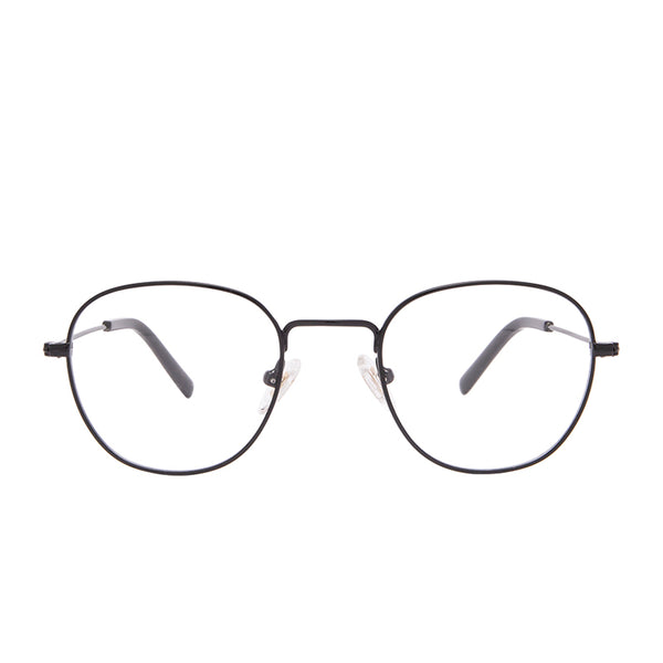 sage - black + blue light technology clear glasses