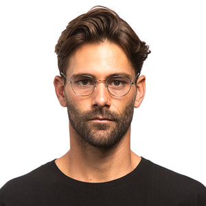 Gold rim glasses men top