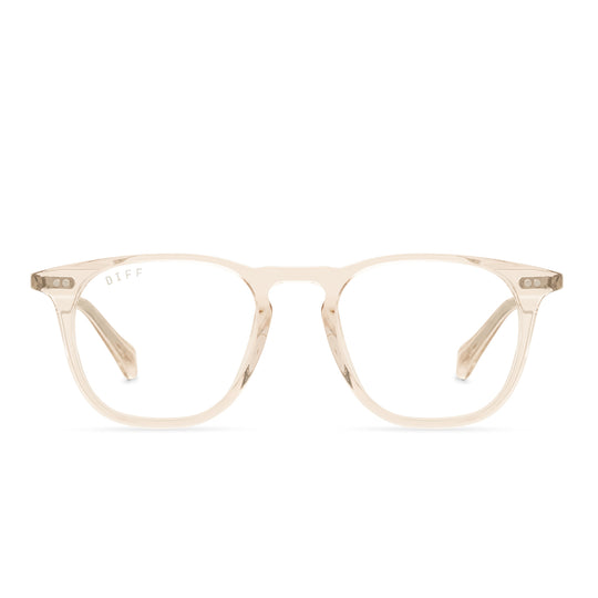 Maxwell Square Glasses | Sandstone Crystal & Blue Light Technology ...