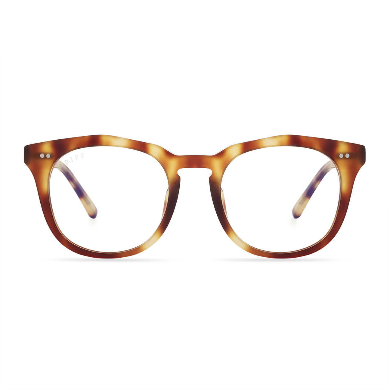 Weston Round Glasses Solstice Tortoise & Blue Light Technology DIFF