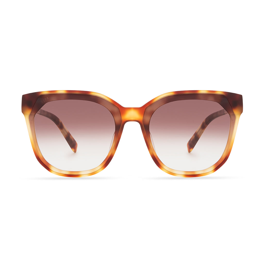 GIA SOLSTICE TORTOISE + BROWN GRADIENT SUNGLASSES DIFF Eyewear
