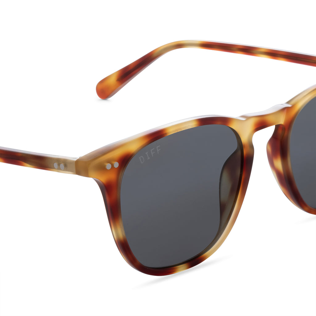 MAXWELL SOLSTICE TORTOISE + GREY SUNGLASSES DIFF Eyewear